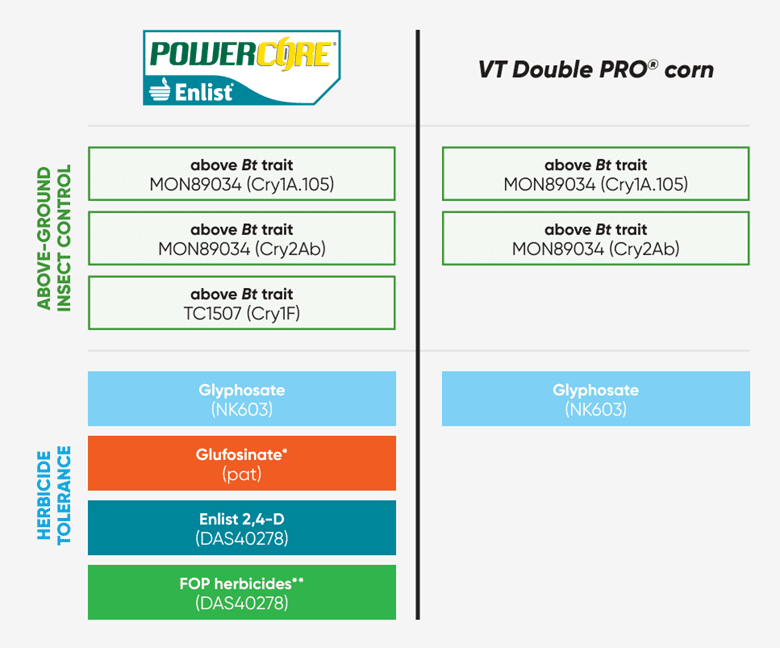 PowerCore® Enlist® Corn — Above-Ground Control That’s Truly Local
